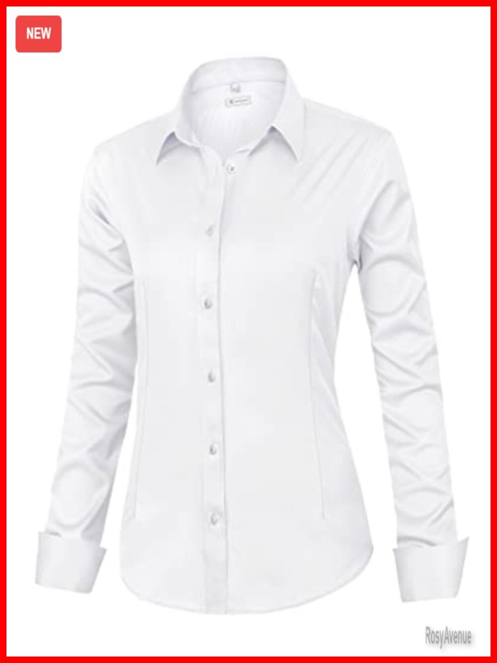 Women's Wrinkle-Free Stretch Button Down Shirt Long Sleeve Work Blouse